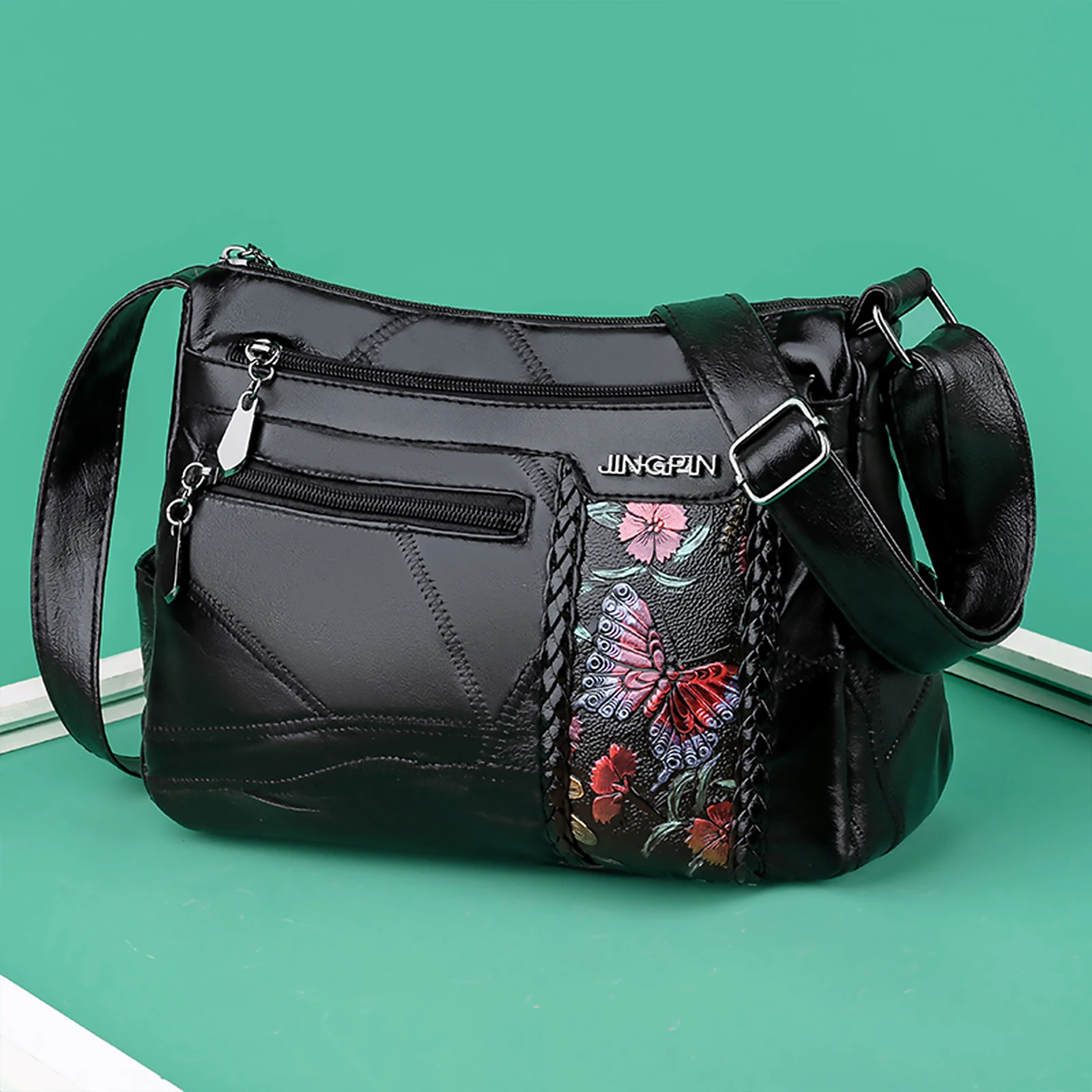 Crossbody Bag for Women Brand Butterfly Flower Shoulder Messenger Bags female Purses Handbag PU Leather Ladies Multiple Pockets
Crossbody Bag for Women Brand Butterfly Flower Shoulder Messenger Bags female Purses Handbag PU Leather Ladies Multiple Pockets