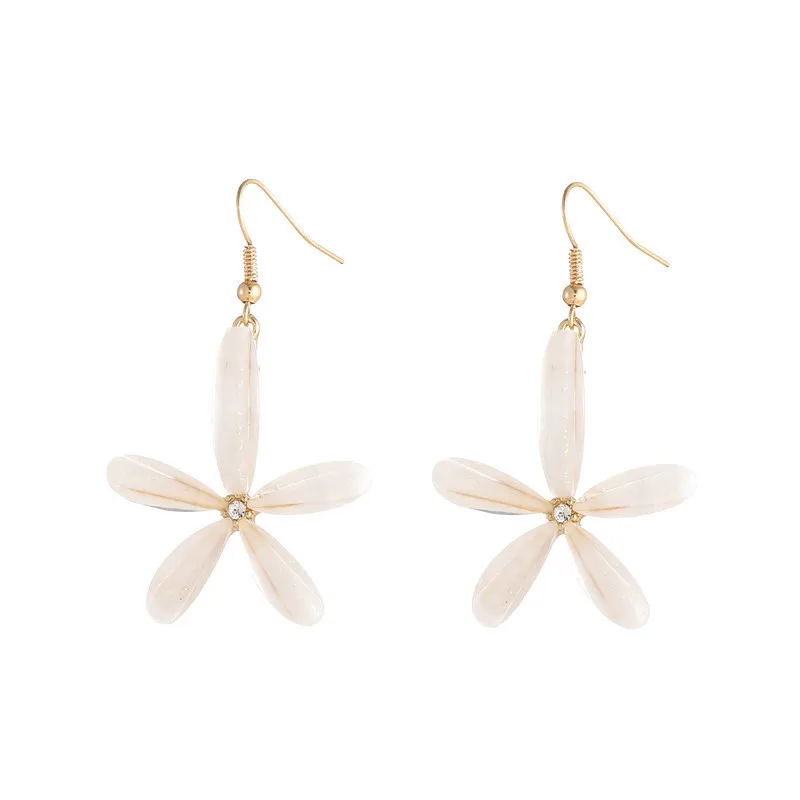 TIMEONLY Sweet White Resin Flower Petal Earrings for Women Korean Style Floral Hanging Dangle Earrings Party Holiday Jewelry
TIMEONLY Sweet White Resin Flower Petal Earrings for Women Korean Style Floral Hanging Dangle Earrings Party Holiday Jewelry