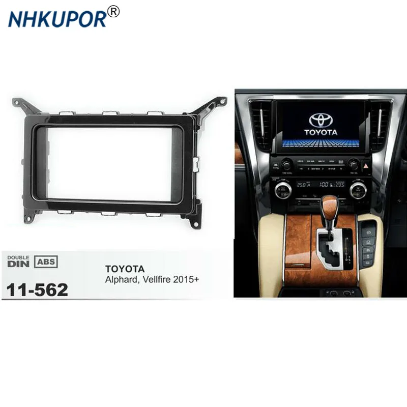 Фото 11 562 Автомобильная радиоустановка Fascia Для TOYOTA Alphard 2015 + стерео Dash CD Trim установочный