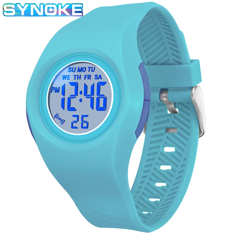 Children Watches Ultra-Thin Electronic Digital Watch For Kids Waterproof Outdoor Sports Boys Girls Led Alarm Wristwatch | Наручные часы