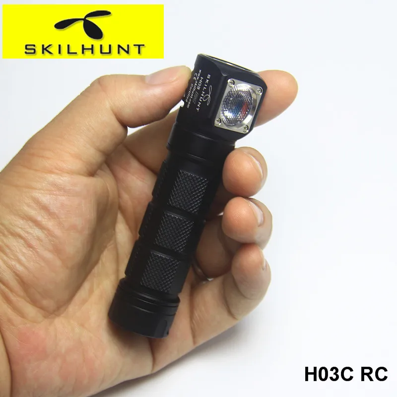 Skilhunt H03C RC 18650 Магнитный перезаряжаемый Головной фонарь для кемпинга RGBW Cree