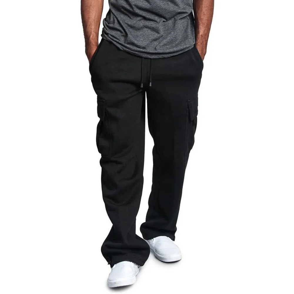 Autumn Men's Casual Multi-Pocket Comfortable Loose Straight Long Overalls Pants Mens Joggers Solid Multi-pocket Sweatpants 2021
Autumn Men's Casual Multi-Pocket Comfortable Loose Straight Long Overalls Pants Mens Joggers Solid Multi-pocket Sweatpants 2021