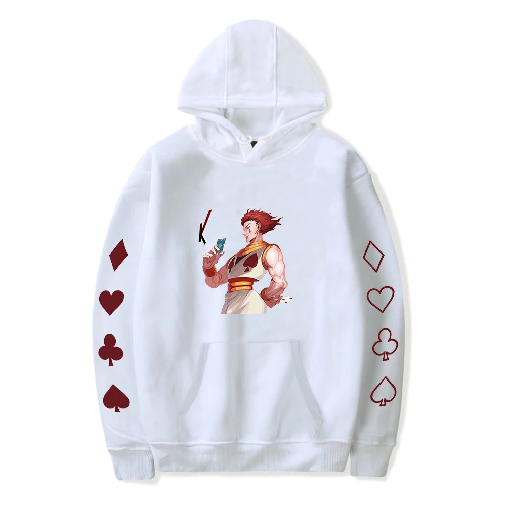 Cartoon Hisoka Hoodies Fashion Men Women Sweatshirts Casual Hooded Harajuku New Sports Hoodie Print Hisoka Sweatshirts Pullover
Cartoon Hisoka Hoodies Fashion Men Women Sweatshirts Casual Hooded Harajuku New Sports Hoodie Print Hisoka Sweatshirts Pullover