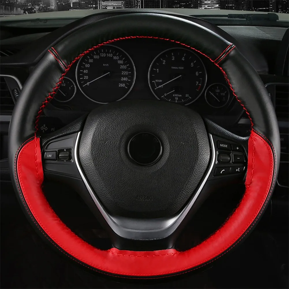 Car Steering Wheel Cover Products First Layer Cowhide Genuine Leather 38cm Car Auto Steering Wheel Cover DIY For Car Covers
Car Steering Wheel Cover Products First Layer Cowhide Genuine Leather 38cm Car Auto Steering Wheel Cover DIY For Car Covers