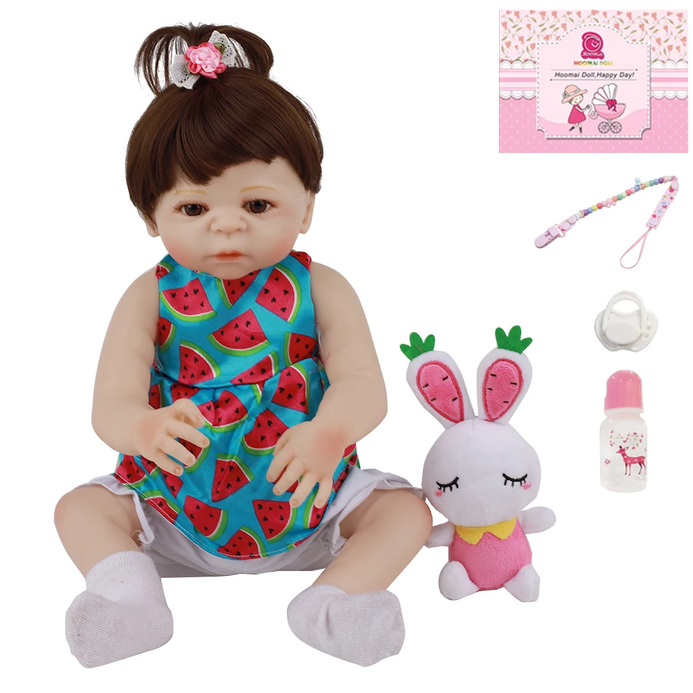 18" 48CM Hot Sale All Silicone Baby Doll Newborn Lovely ToyAlive Fashion Princess Vinyl Reborn Dolls For Toddler Birthday Gift
18" 48CM Hot Sale All Silicone Baby Doll Newborn Lovely ToyAlive Fashion Princess Vinyl Reborn Dolls For Toddler Birthday Gift