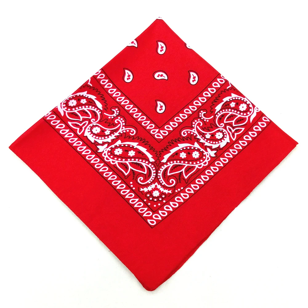 outdoor Bandana Square Scarf 55cm*55cm Black Red Paisley Headband Printed For Women/Men/Boys/Girls
outdoor Bandana Square Scarf 55cm*55cm Black Red Paisley Headband Printed For Women/Men/Boys/Girls