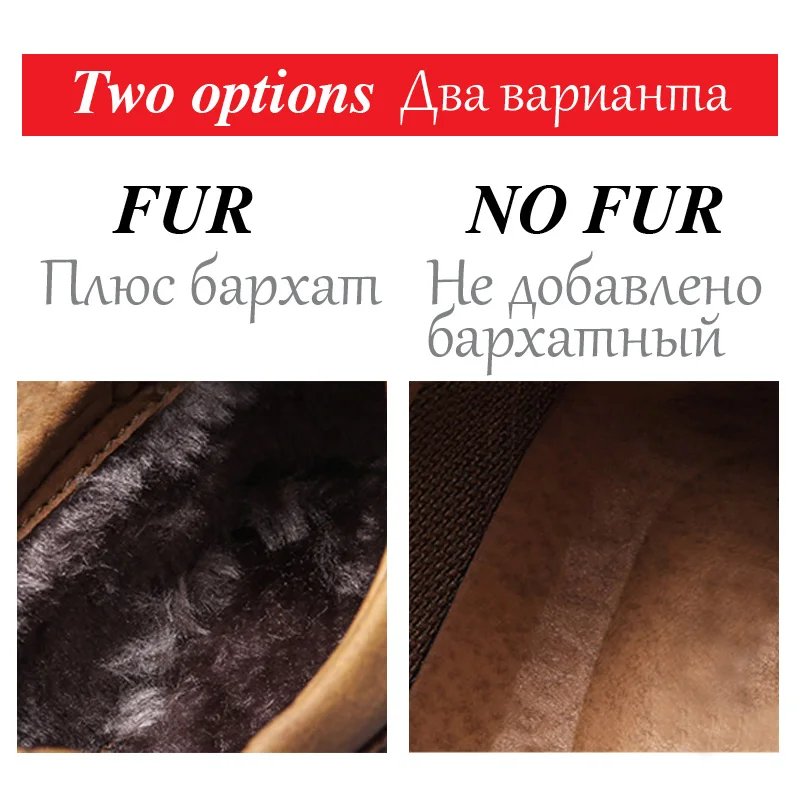 Брендовые зимние мужские ботинки Fhlyiy кожаные плюшевые ботильоны теплые модные с