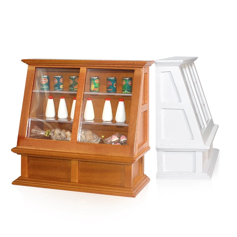 1/12 Scale Miniature Wooden Mini Doll House Furniture Store Food Cake Shelf Display Cabinet Ornaments Kids Gift
1/12 Scale Miniature Wooden Mini Doll House Furniture Store Food Cake Shelf Display Cabinet Ornaments Kids Gift