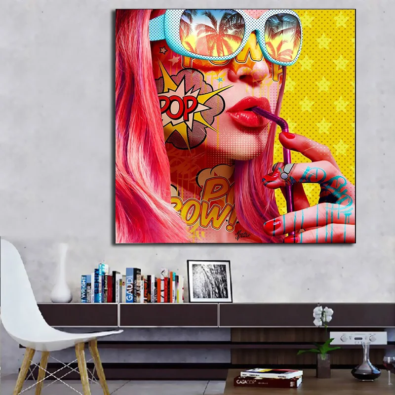 Graffiti Cool Girl Poster Painting Printed Modern Lady Portrait Wall Art Graphic Cuadros Wall Decoration For Living Room Posters
Graffiti Cool Girl Poster Painting Printed Modern Lady Portrait Wall Art Graphic Cuadros Wall Decoration For Living Room Posters