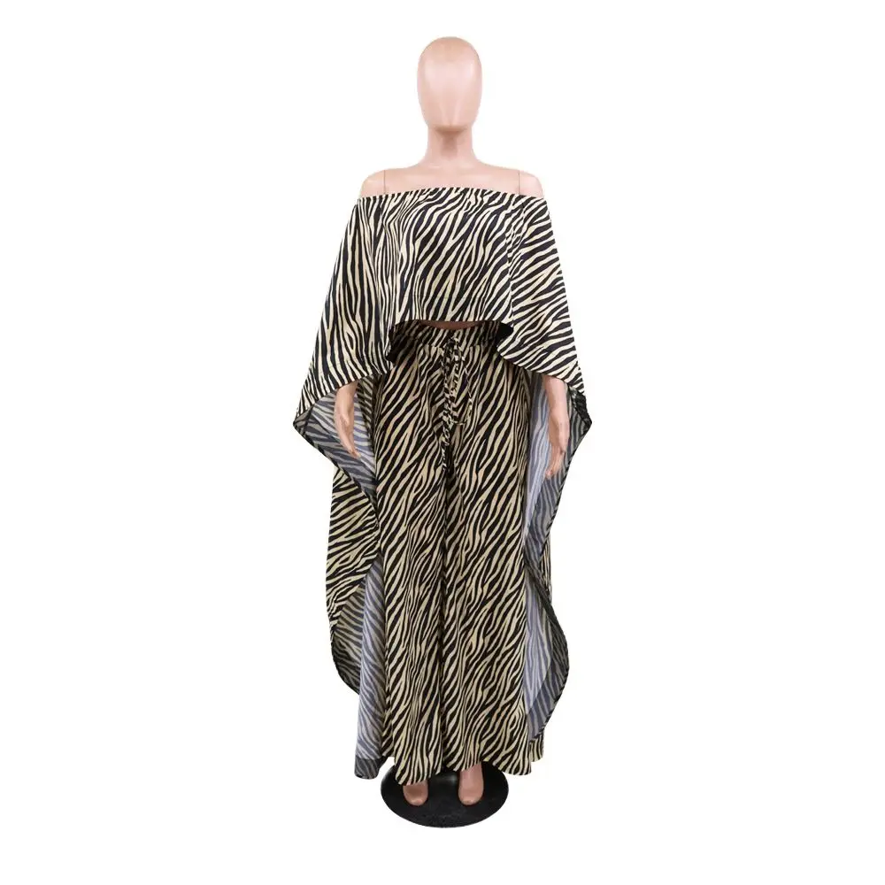 Women Spring Clothes Fashion cape top women's baggy wide leg pants casual 2 piece set women 2021
Women Spring Clothes Fashion cape top women's baggy wide leg pants casual 2 piece set women 2021