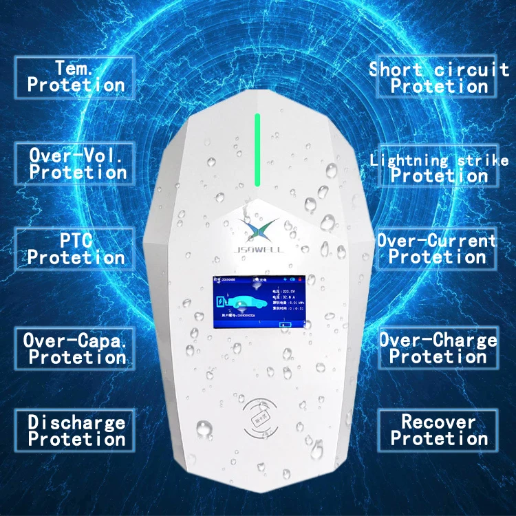 European Type 2 EV Charger Charger with Delay and Timer 7 KW ICE 62196-2 Charger Adapter Wall Mount
European Type 2 EV Charger Charger with Delay and Timer 7 KW ICE 62196-2 Charger Adapter Wall Mount