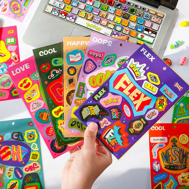 8 Design 2 pcs Fun Design stickers for Car Luggage Suitcase Decor Toys for Children Notebook Scrapbooking Stickers aesthetic
8 Design 2 pcs Fun Design stickers for Car Luggage Suitcase Decor Toys for Children Notebook Scrapbooking Stickers aesthetic
