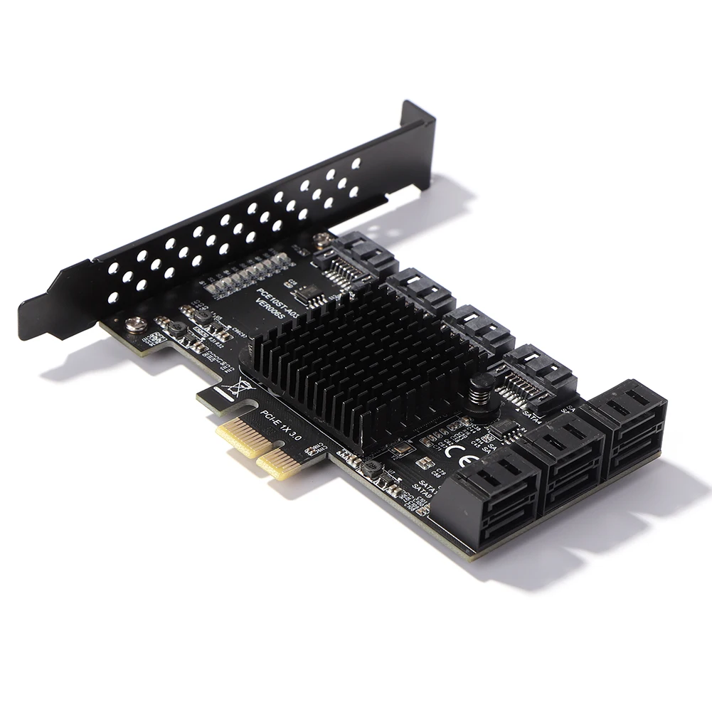 PCI-E to 10 Ports SATA3.0 4X Expansion Card PCI Express 3.0 GEN3 Adapter 4X Interface Hard Disk 6G Expansion Card
PCI-E to 10 Ports SATA3.0 4X Expansion Card PCI Express 3.0 GEN3 Adapter 4X Interface Hard Disk 6G Expansion Card