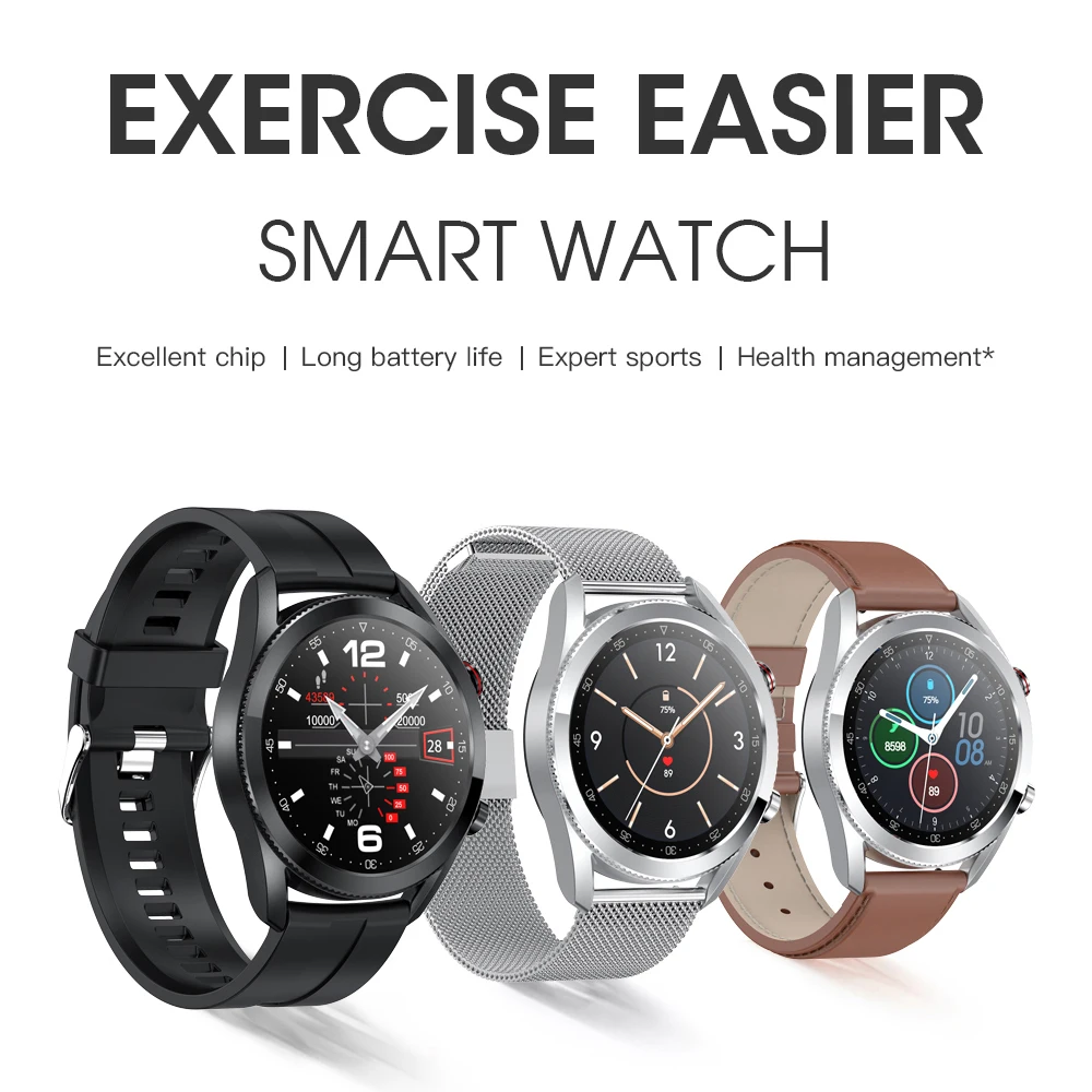 L19 smart watch round screen heart rate blood oxygen ECG offline payment Bluetooth call music waterproof movement step Watch
L19 smart watch round screen heart rate blood oxygen ECG offline payment Bluetooth call music waterproof movement step Watch