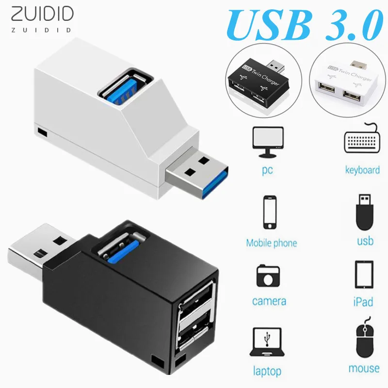 Multiple Types 2/3 Port Multi 2.0/3.0 Mini USB Hub High Speed Splitter Adapter For Notebook PC Computer Laptop
Multiple Types 2/3 Port Multi 2.0/3.0 Mini USB Hub High Speed Splitter Adapter For Notebook PC Computer Laptop
