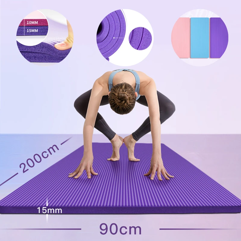 Selfree Yoga Mats Extra Thickness Non-slip Pilates Home Exercises Gym Sports Dancing Mat Tasteless Fitness Pad
Selfree Yoga Mats Extra Thickness Non-slip Pilates Home Exercises Gym Sports Dancing Mat Tasteless Fitness Pad