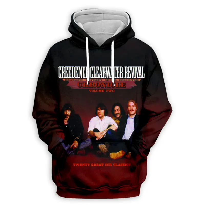 Уличная одежда Creedence Clearwater с 3D принтом, мужские толстовки, свитшот, Модный пуловер на молнии с капюшоном и длинным рукавом, топы H30
Уличная одежда Creedence Clearwater с 3D принтом, мужские толстовки, свитшот, Модный пуловер на молнии с капюшоном и длинным рукавом, топы H30