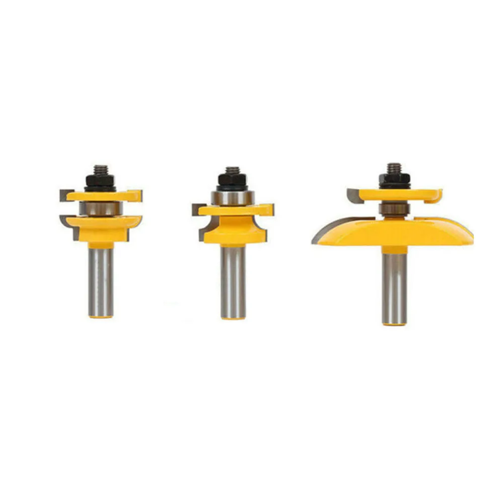 Bit Router Bit Set - 1/2" Shank Cemented Carbide 3pcs Round Over 3 Bit Cricut Wood Milling Cutter Woodworking Tools
Bit Router Bit Set - 1/2" Shank Cemented Carbide 3pcs Round Over 3 Bit Cricut Wood Milling Cutter Woodworking Tools