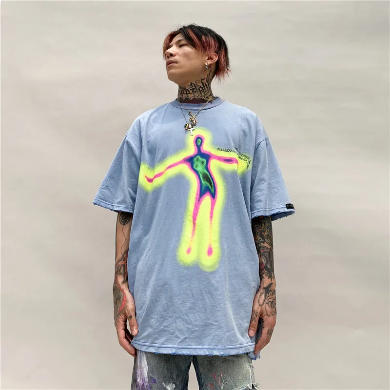 Distorted Portret Afdrukken Korte Mouwen T-shirt Hip-Hop Zomer Streetwear Oversized Retro Mannen T-shirt 2021 Hot Sale Gothic
Distorted Portret Afdrukken Korte Mouwen T-shirt Hip-Hop Zomer Streetwear Oversized Retro Mannen T-shirt 2021 Hot Sale Gothic