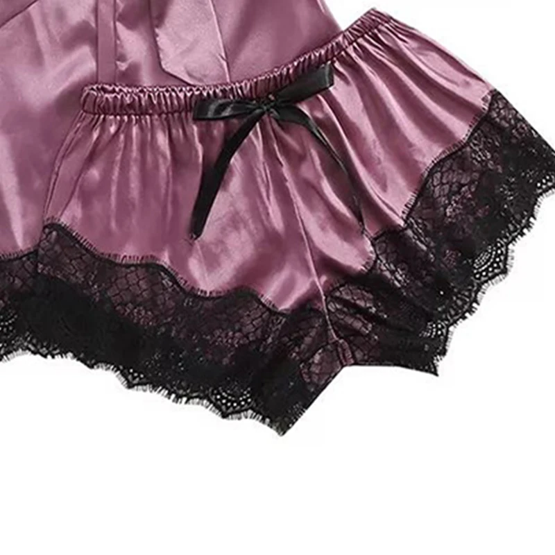 New Women's 3PCS Sleepwear Female Pajamas Set Satin Pyjamamas Lace Bridal Nightwear Rayon Home Wear Women Nighty&Robe Suit M-2XL
New Women's 3PCS Sleepwear Female Pajamas Set Satin Pyjamamas Lace Bridal Nightwear Rayon Home Wear Women Nighty&Robe Suit M-2XL