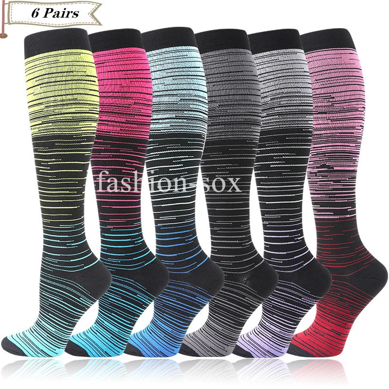 Носки компрессионные для мужчин и женщин, носки от варикозного расширения вен, для марафона, велоспорта, футбола, 6 пар, 20-30 мм рт. Ст.
Носки компрессионные для мужчин и женщин, носки от варикозного расширения вен, для марафона, велоспорта, футбола, 6 пар, 20-30 мм рт. Ст.