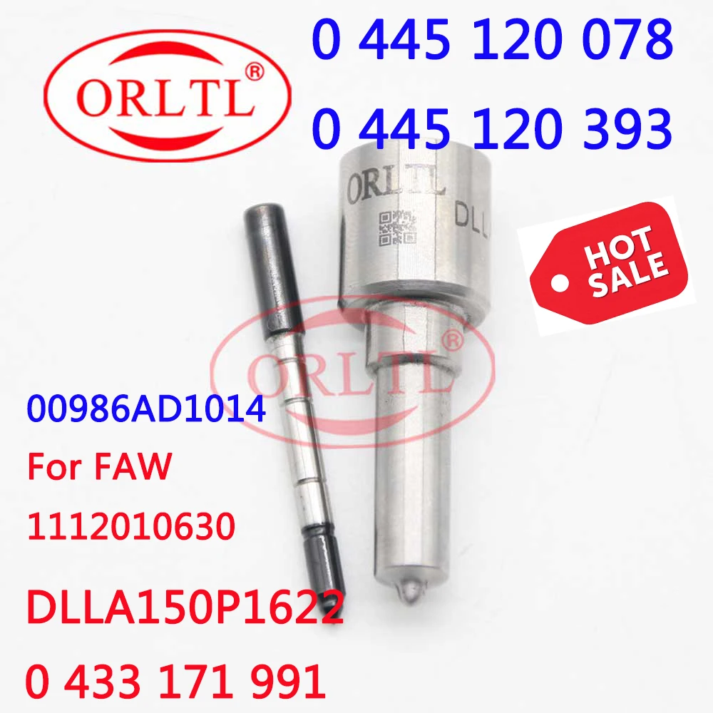 ORLTL дизельная Форсунка DLLA 150 P 1622 0433171991 форсунки Common rail DLLA150P1622 для 0445120078 0445120393