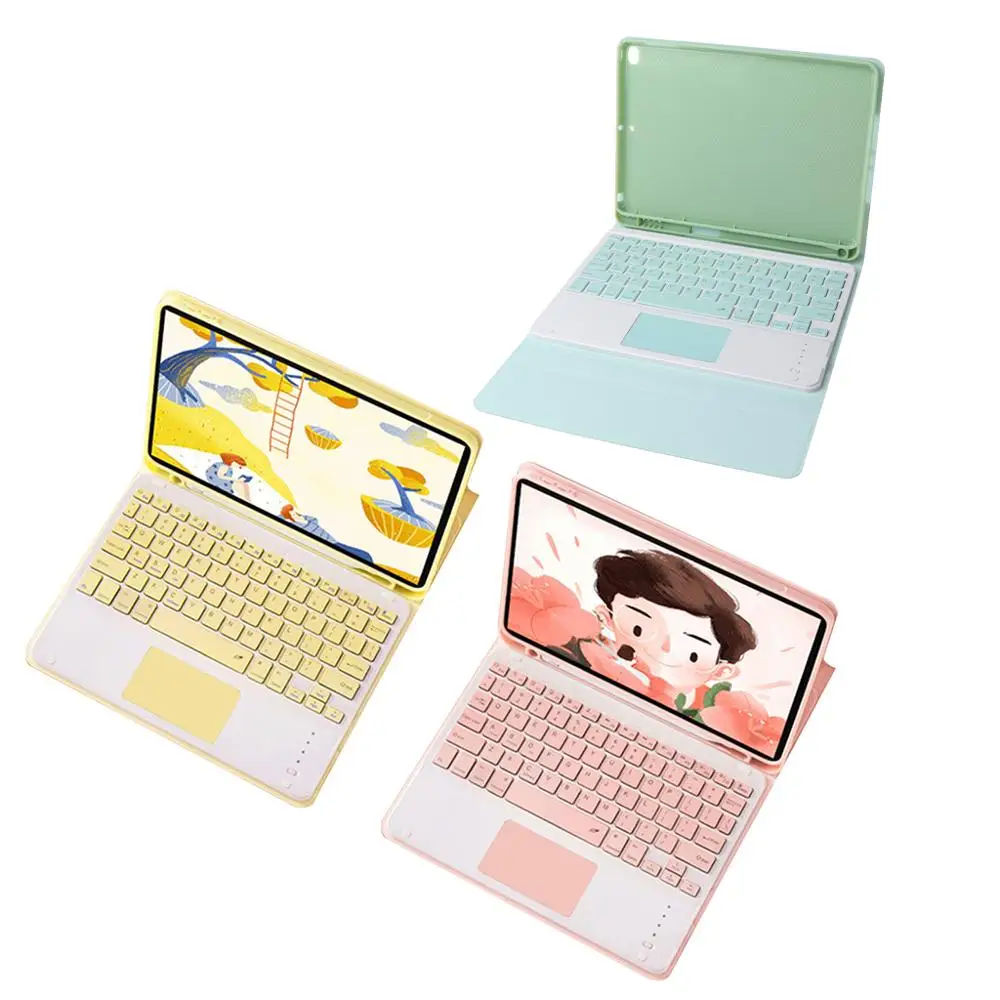 For Air2 Pro9.7 2017 2018 Ultra Slim Smart Cover Bluetooth-compatible Touchpad Keyboard Case Removable
For Air2 Pro9.7 2017 2018 Ultra Slim Smart Cover Bluetooth-compatible Touchpad Keyboard Case Removable