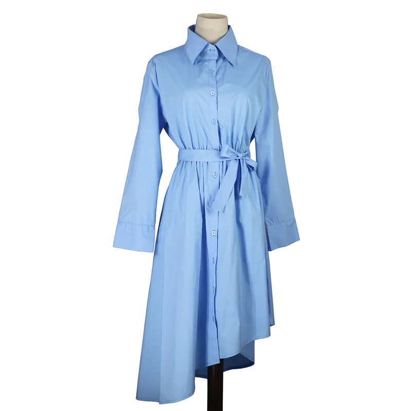 2021 Autumn Dress Women Vintage Denim Dress Lapel Long Sleeve Irregular Hem Jeans Shirts Oversized Long Top Vestidos
2021 Autumn Dress Women Vintage Denim Dress Lapel Long Sleeve Irregular Hem Jeans Shirts Oversized Long Top Vestidos