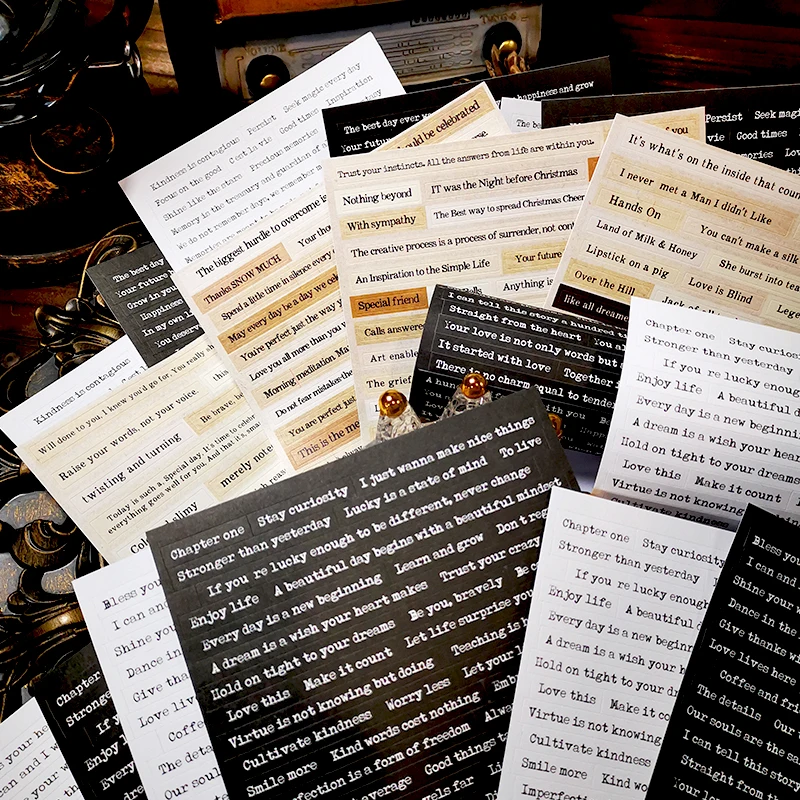 Panalisacraft 3 styels of Vintage sentiment Words Stickers for Scrapbooking DIY Projects/Photo Album/Card Making Crafts
Panalisacraft 3 styels of Vintage sentiment Words Stickers for Scrapbooking DIY Projects/Photo Album/Card Making Crafts