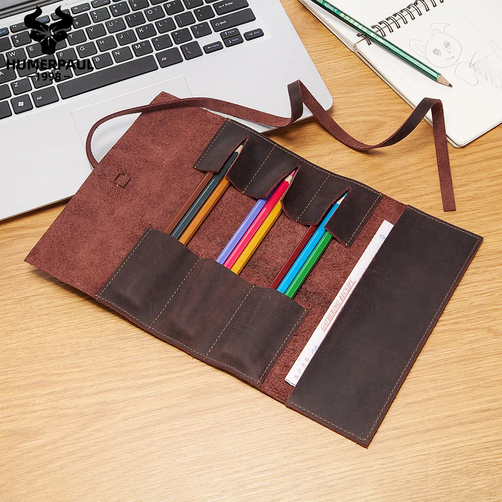 Retro leather Pencil Case Large Capacity Pencilcase School Pen Case Supplies Pluggable Pens Storage Bag Makeup Cosmetic Holder
Retro leather Pencil Case Large Capacity Pencilcase School Pen Case Supplies Pluggable Pens Storage Bag Makeup Cosmetic Holder