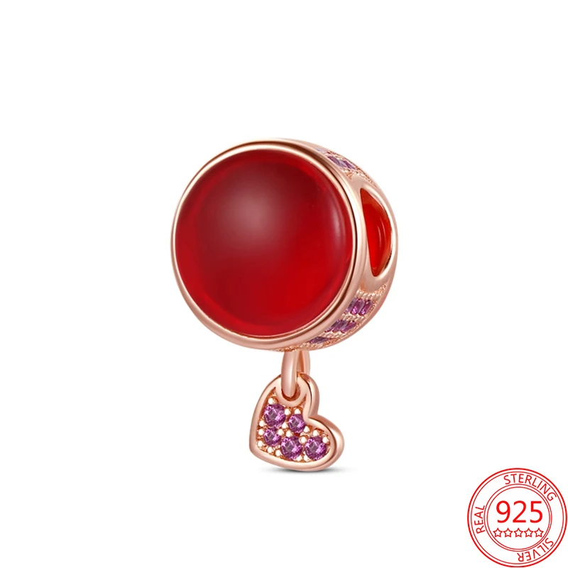 New Hot 925 Sterling Silver Red Round Peach Heart Charm&Bead Fit Original Pandora Bracelet&Bangle Charms for Jewelry Making Fine
New Hot 925 Sterling Silver Red Round Peach Heart Charm&Bead Fit Original Pandora Bracelet&Bangle Charms for Jewelry Making Fine