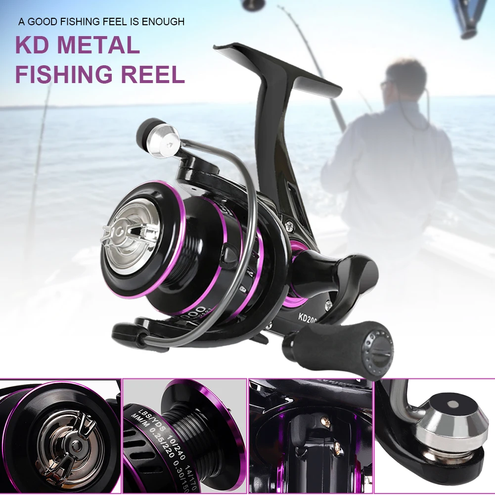 Spinning Reel KD KDIII Series Metal Fishing Reel 10KG Max Drag 6BB Lightweight Saltwater Freshwater Carp Fishing Reel Tackle
Spinning Reel KD KDIII Series Metal Fishing Reel 10KG Max Drag 6BB Lightweight Saltwater Freshwater Carp Fishing Reel Tackle