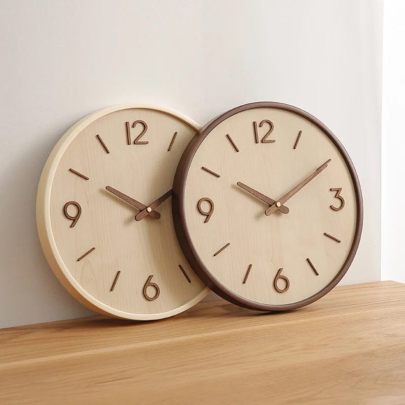 Japanese Style Mute Wall Clock Living Room Simple Modern Wall Watch Solid Wood Round Reloj De Pared Home Decoration EB5WC
Japanese Style Mute Wall Clock Living Room Simple Modern Wall Watch Solid Wood Round Reloj De Pared Home Decoration EB5WC