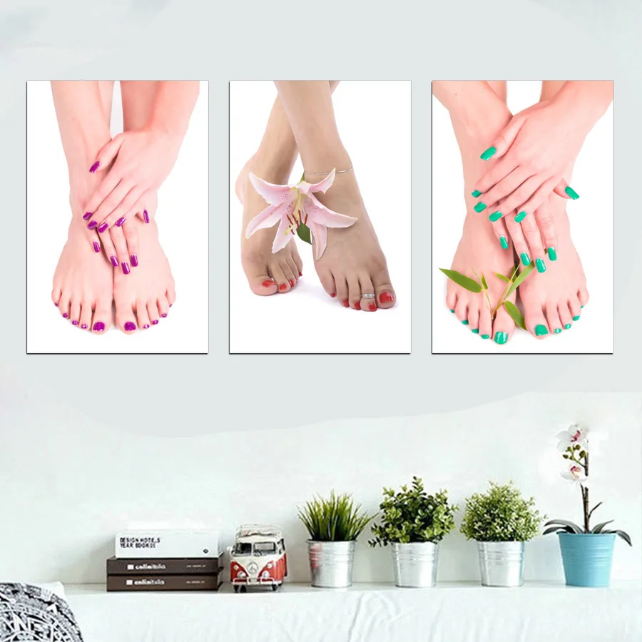 3 Pieces Foot Body Spa Nail Yoga Salon Massage Posters Pictures Canvas Wall Art HD Home Decor Paintings Living Room Decoration
3 Pieces Foot Body Spa Nail Yoga Salon Massage Posters Pictures Canvas Wall Art HD Home Decor Paintings Living Room Decoration