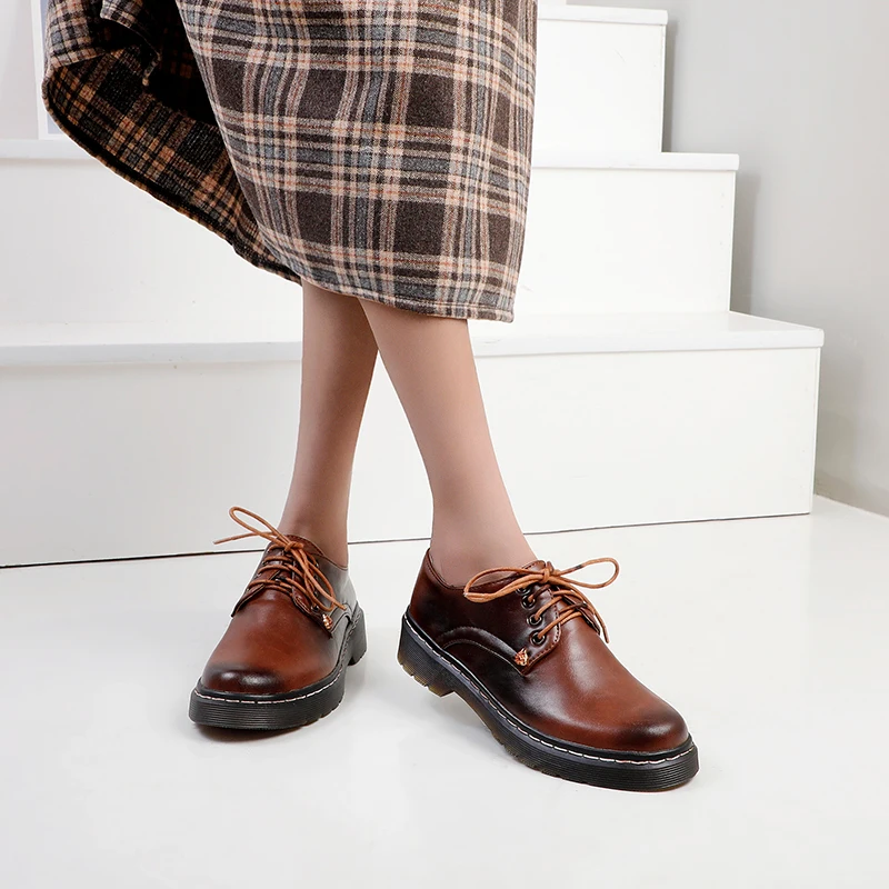 Women's shoes flat shoes lace up leather shoes women's fashion leather leisure Women's Designer Flat women's shoes women's luxur
Women's shoes flat shoes lace up leather shoes women's fashion leather leisure Women's Designer Flat women's shoes women's luxur