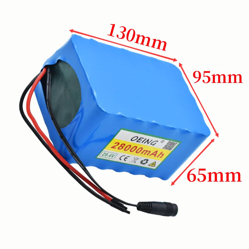 High Quality 7S5P 24v 28Ah Battery Pack 250w 29.4V 28000mAh Lithium Ion Battery For Wheelchair Electric Bicycle BMS + 2A Charger 
High Quality 7S5P 24v 28Ah Battery Pack 250w 29.4V 28000mAh Lithium Ion Battery For Wheelchair Electric Bicycle BMS + 2A Charger