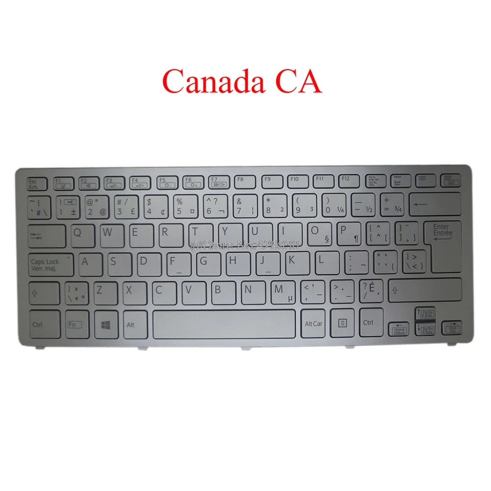 Laptop CA Keyboard For SONY For VAIO SVF14N SVF14N15CDS SVF14N25CDS SVF14N190S SVF14N290S 9Z.NABBQ.52M 149264241CA AEFI2K000203A
Laptop CA Keyboard For SONY For VAIO SVF14N SVF14N15CDS SVF14N25CDS SVF14N190S SVF14N290S 9Z.NABBQ.52M 149264241CA AEFI2K000203A
