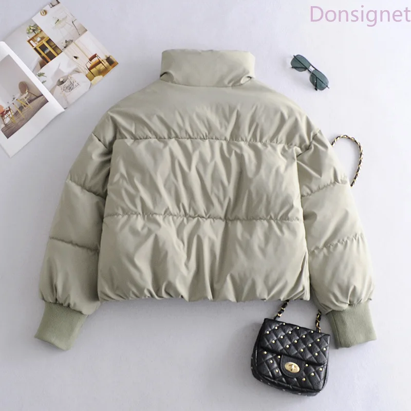 Donsignet women's clothing autumn and winter new short collar zipper pocket coat Women's clothing
Donsignet women's clothing autumn and winter new short collar zipper pocket coat Women's clothing
