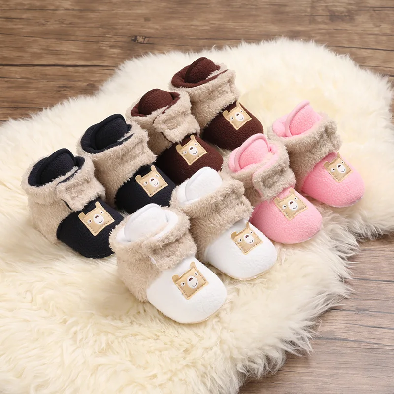 Winter Snow Boots For Newborn Baby Girls Booties Keep Warm plush inside Anti-slip Baby Infant Toddler Cute soft Bottom Shoes
Winter Snow Boots For Newborn Baby Girls Booties Keep Warm plush inside Anti-slip Baby Infant Toddler Cute soft Bottom Shoes