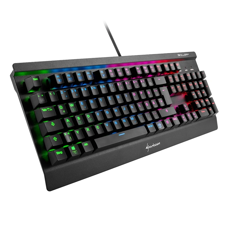 Клавиатура Sharkoon Skiller Mech SGK3 Brown механическая проводная подсветка RGB USB цвет: черный |