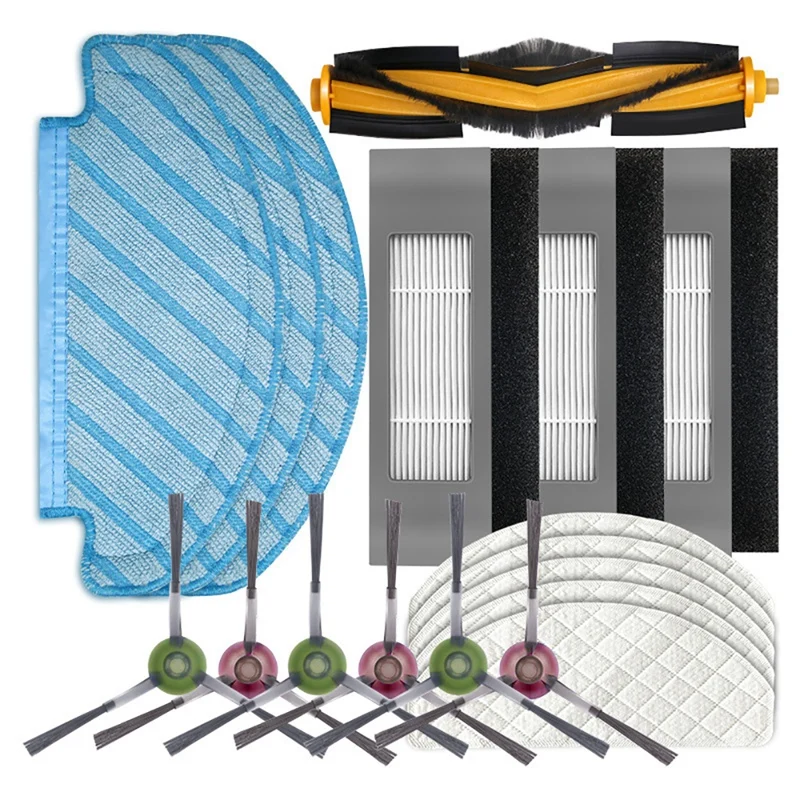 18Pcs Replacement Parts for ECOVACS DEEBOT OZMO T8 Vacuum Cleaner Accessories Brushes Filters
18Pcs Replacement Parts for ECOVACS DEEBOT OZMO T8 Vacuum Cleaner Accessories Brushes Filters