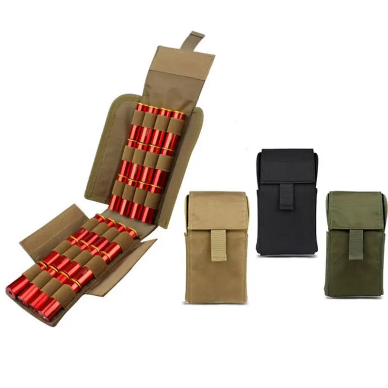 

Охотничьи мешки для патронов Molle 25, круглые 12GA 12, боеприпасы для калибра, магнитные кармашки для магазинов