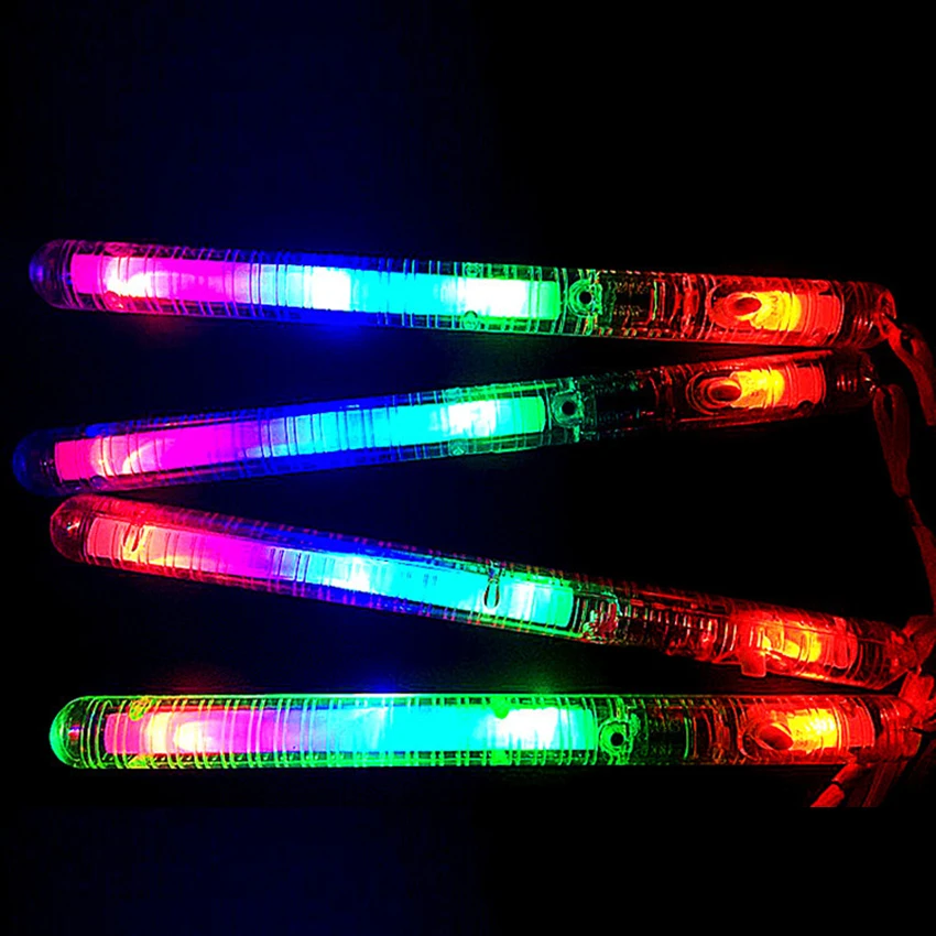 

For LED Glow Flashing Light Up Stick Patrol Blinking Concert Party Favors Toy Multicolor Light-Up Blinking Rave Concerts Party