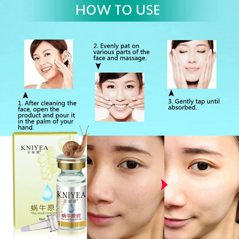 Anti Wrinkle Snail Serum Face Cream Moisturizing Essence Pure Plant Extract Skin Repair Facial Care Whitening Blemish Liquid 10m 
Anti Wrinkle Snail Serum Face Cream Moisturizing Essence Pure Plant Extract Skin Repair Facial Care Whitening Blemish Liquid 10m