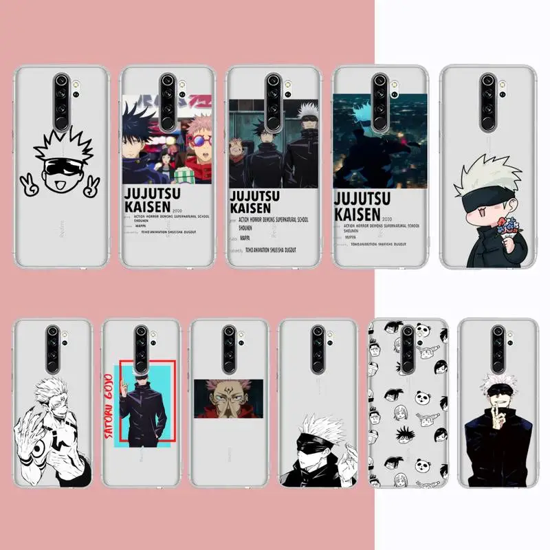 Jujutsu Kaisen Satoru Gojo Anime Phone Case For Xiaomi 10t pro 11 Note10lite Redmi 5plus 7A 8 K20pro 9A Note 9 Pro Max s 10
Jujutsu Kaisen Satoru Gojo Anime Phone Case For Xiaomi 10t pro 11 Note10lite Redmi 5plus 7A 8 K20pro 9A Note 9 Pro Max s 10