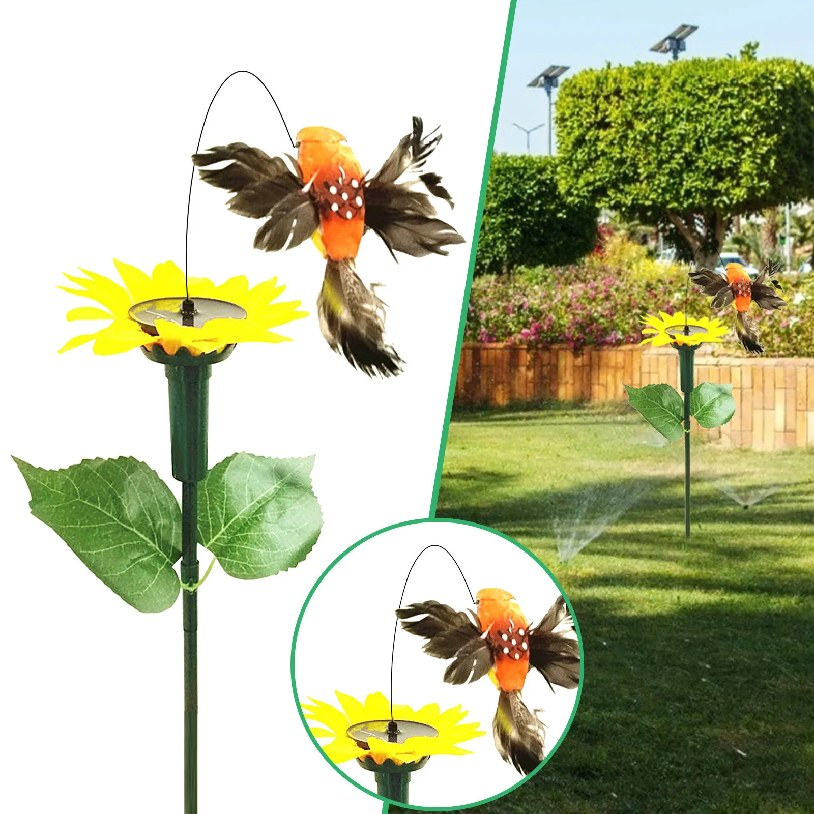 Simulation Solar Powered Dancing Fluttering Butterflies Hummingbird Yard Decor 
Simulation Solar Powered Dancing Fluttering Butterflies Hummingbird Yard Decor