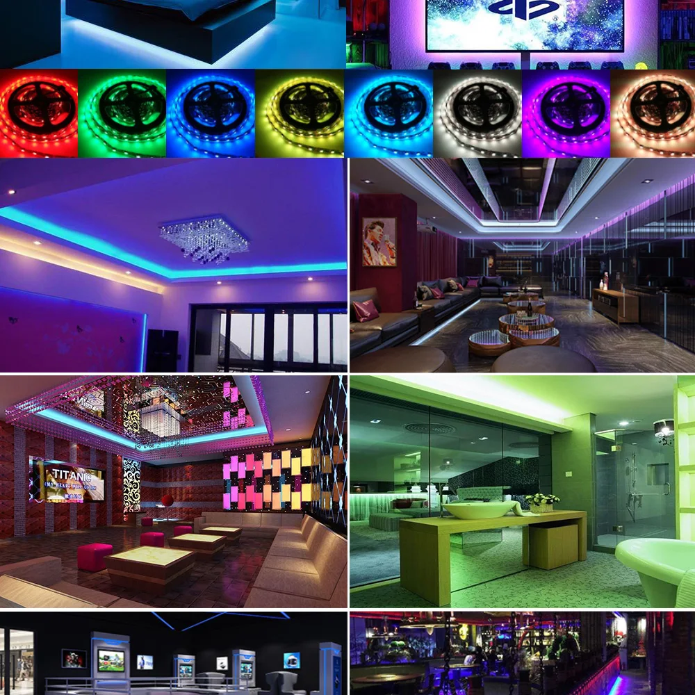 5050 LED Strip Light 20M-5M Bluetooth RGB 2835 SMD Flexible Ribbon led light strip RGB Tape Diode DC 12V Music Bluetooth Control
5050 LED Strip Light 20M-5M Bluetooth RGB 2835 SMD Flexible Ribbon led light strip RGB Tape Diode DC 12V Music Bluetooth Control