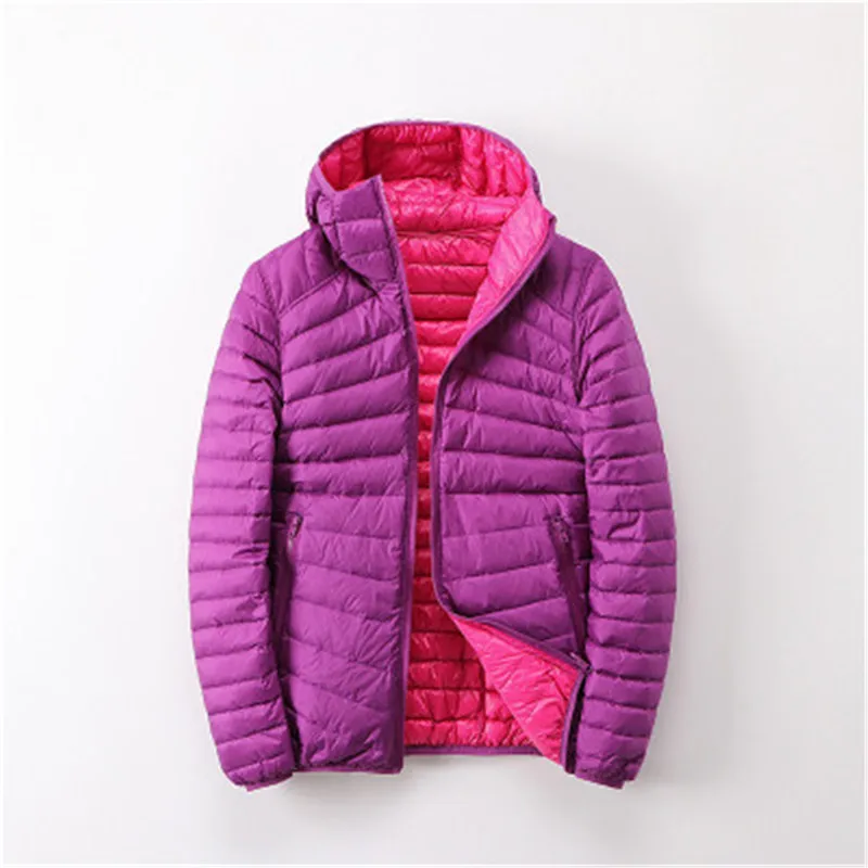 2020 winter new light and thin down jacket women short hooded two-sided wear light down Parka Fashion Female Outerwera M40
2020 winter new light and thin down jacket women short hooded two-sided wear light down Parka Fashion Female Outerwera M40