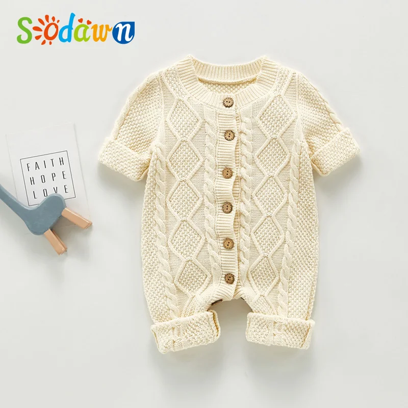 Sodawn Infant Baby Jumpsuit Winter Girls O-neck knitted Warm Children Baby Knitting Long Sleeve Rompers
Sodawn Infant Baby Jumpsuit Winter Girls O-neck knitted Warm Children Baby Knitting Long Sleeve Rompers