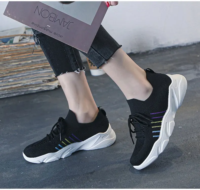 2021 New Woman Sneakers Flat Air Mesh Breathable Lace-Up Female Vulcanized Shoes Mixed Color Fashion Comfortable Ladies Footwear
2021 New Woman Sneakers Flat Air Mesh Breathable Lace-Up Female Vulcanized Shoes Mixed Color Fashion Comfortable Ladies Footwear